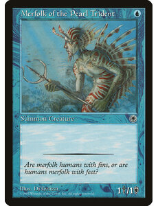 Magic: The Gathering Merfolk of the Pearl Trident (060) Lightly Played