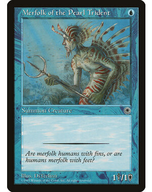 Magic: The Gathering Merfolk of the Pearl Trident (060) Lightly Played