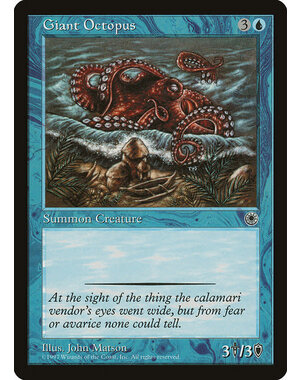 Magic: The Gathering Giant Octopus (056) Lightly Played