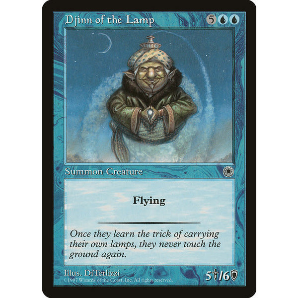 Magic: The Gathering Djinn of the Lamp (052) Lightly Played