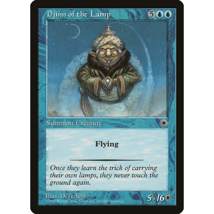 Magic: The Gathering Djinn of the Lamp (052) Lightly Played
