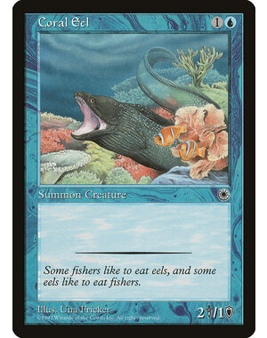 Magic: The Gathering Coral Eel (049) Lightly Played