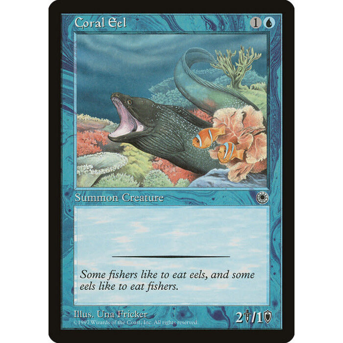 Magic: The Gathering Coral Eel (049) Lightly Played