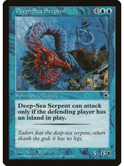 Magic: The Gathering Deep-Sea Serpent (051) Lightly Played