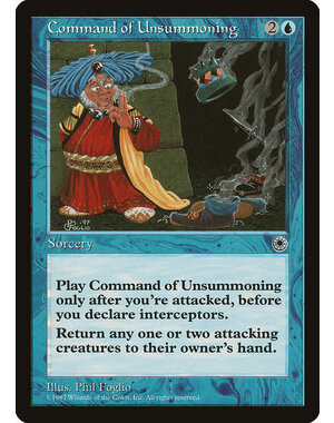 Magic: The Gathering Command of Unsummoning (048) Lightly Played