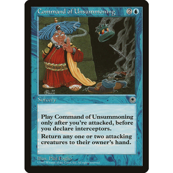 Magic: The Gathering Command of Unsummoning (048) Lightly Played