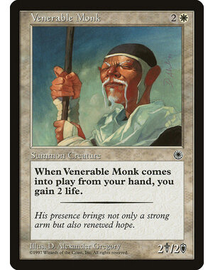 Magic: The Gathering Venerable Monk (035) Lightly Played