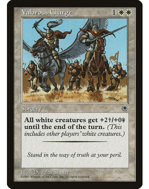Magic: The Gathering Valorous Charge (034) Lightly Played