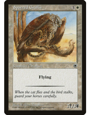 Magic: The Gathering Spotted Griffin (028) Lightly Played