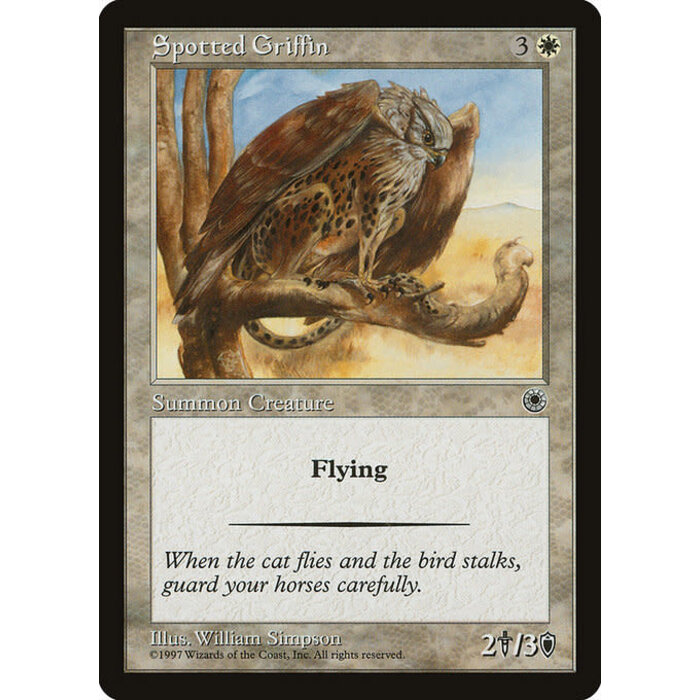 Magic: The Gathering Spotted Griffin (028) Lightly Played