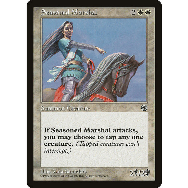 Magic: The Gathering Seasoned Marshal (026) Lightly Played