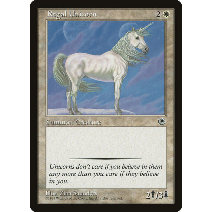 Magic: The Gathering Regal Unicorn (022) Lightly Played