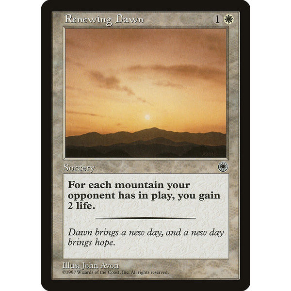 Magic: The Gathering Renewing Dawn (023) Lightly Played