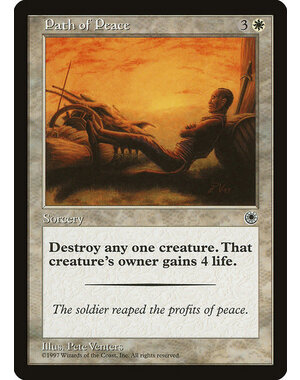 Magic: The Gathering Path of Peace (021) Lightly Played