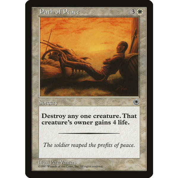 Magic: The Gathering Path of Peace (021) Lightly Played