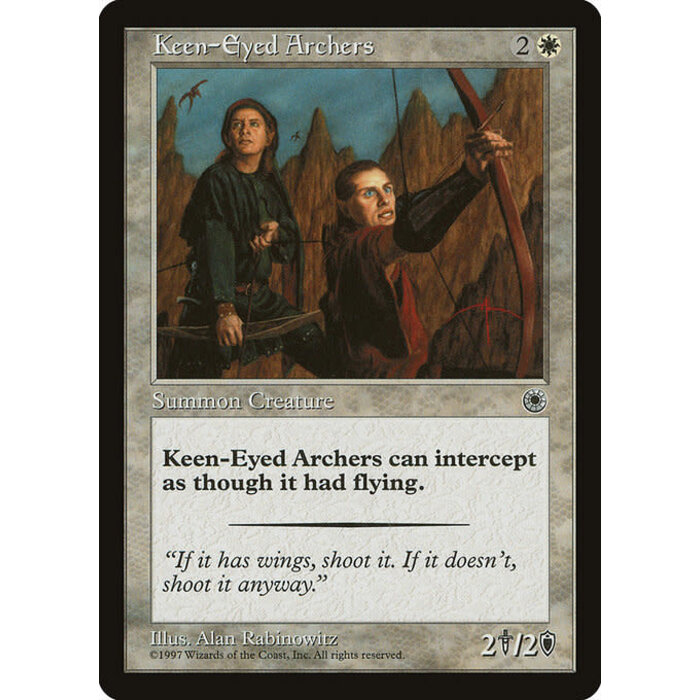 Magic: The Gathering Keen-Eyed Archers (019) Lightly Played