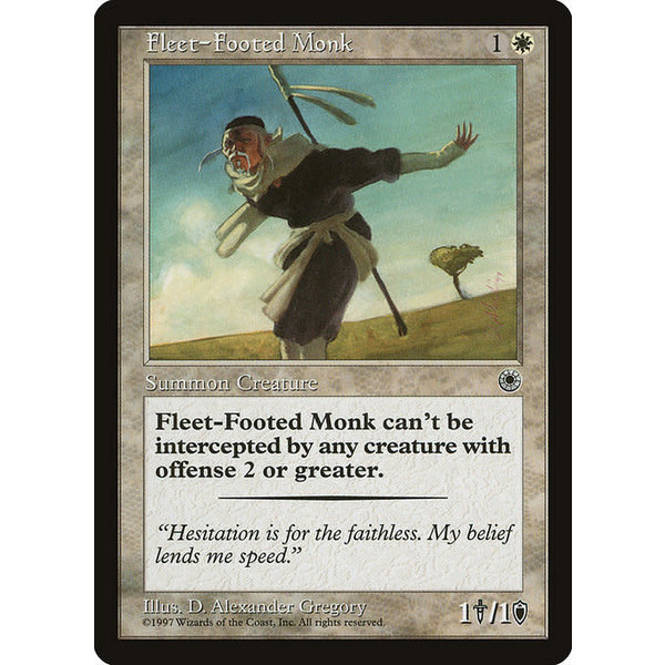 Magic: The Gathering Fleet-Footed Monk (015) Lightly Played
