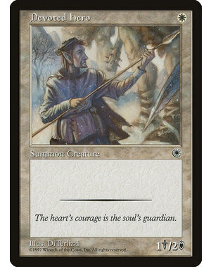 Magic: The Gathering Devoted Hero (013) Lightly Played