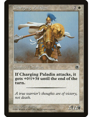 Magic: The Gathering Charging Paladin (011) Lightly Played