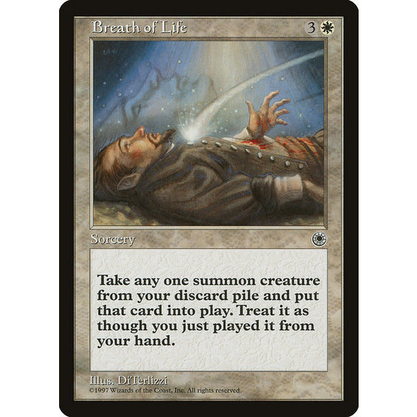 Magic: The Gathering Breath of Life (010) Lightly Played