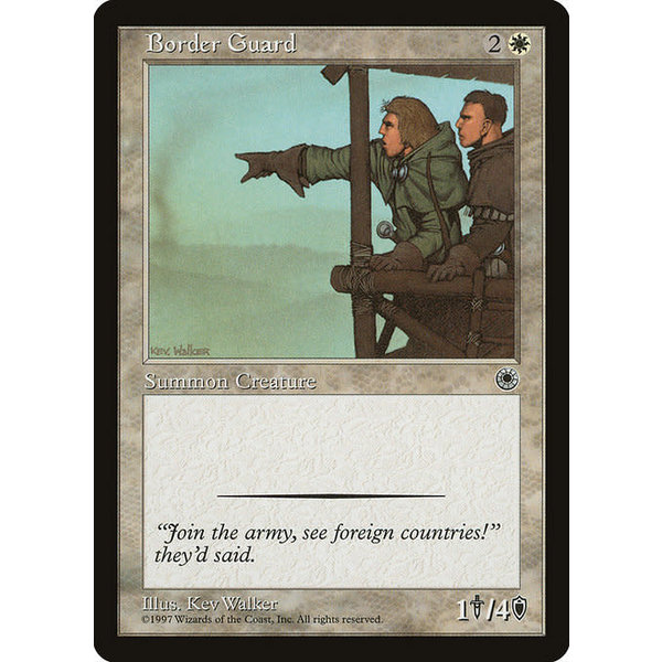 Magic: The Gathering Border Guard (009) Lightly Played