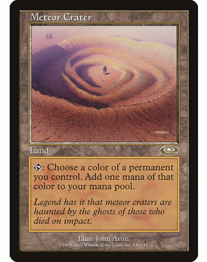 Magic: The Gathering Meteor Crater (140) Damaged