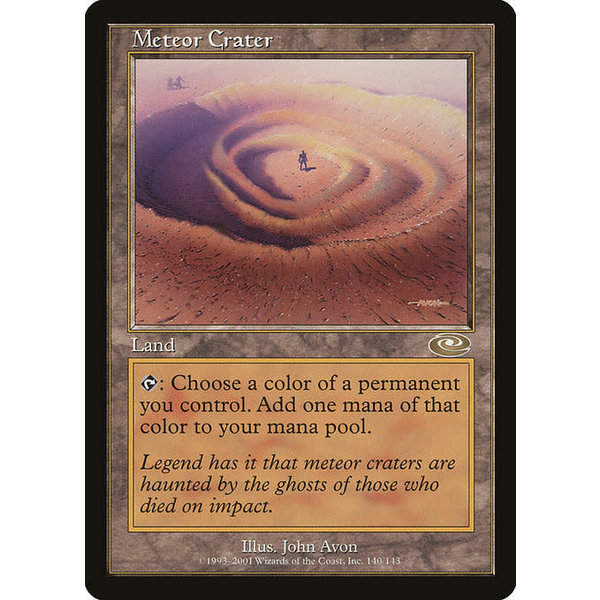 Magic: The Gathering Meteor Crater (140) Damaged