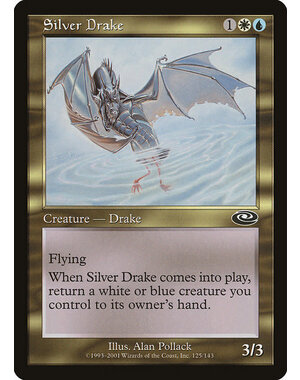 Magic: The Gathering Silver Drake (125) Lightly Played