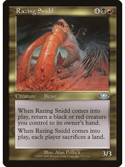 Magic: The Gathering Razing Snidd (121) Lightly Played Foil
