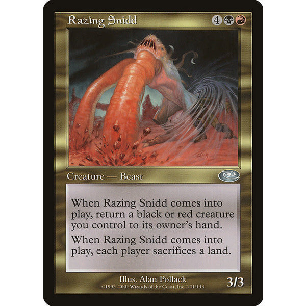 Magic: The Gathering Razing Snidd (121) Lightly Played Foil