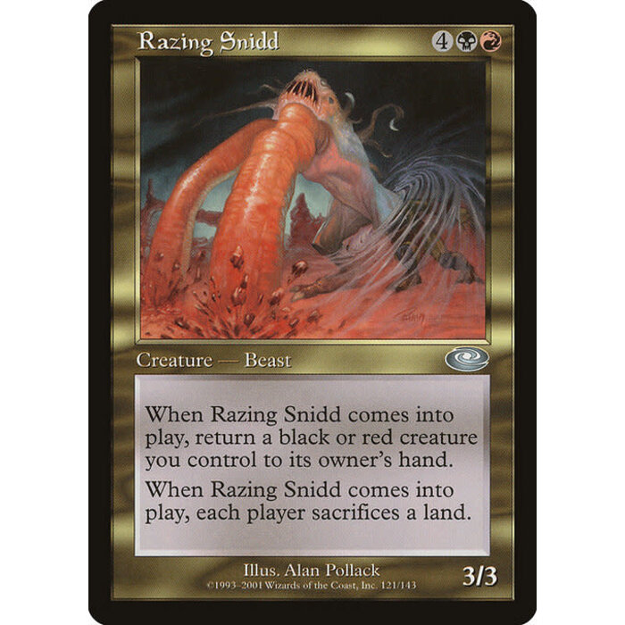 Magic: The Gathering Razing Snidd (121) Lightly Played Foil