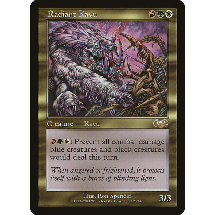 Magic: The Gathering Radiant Kavu (120) Lightly Played