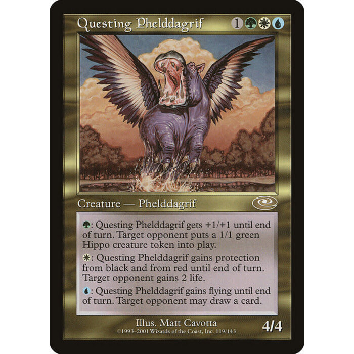 Magic: The Gathering Questing Phelddagrif (119) Lightly Played