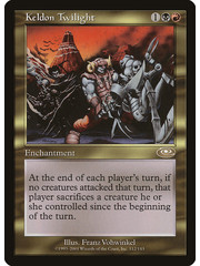 Magic: The Gathering Keldon Twilight (112) Heavily Played Foil