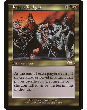 Magic: The Gathering Keldon Twilight (112) Heavily Played Foil