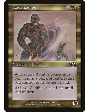 Magic: The Gathering Lava Zombie (113) Lightly Played
