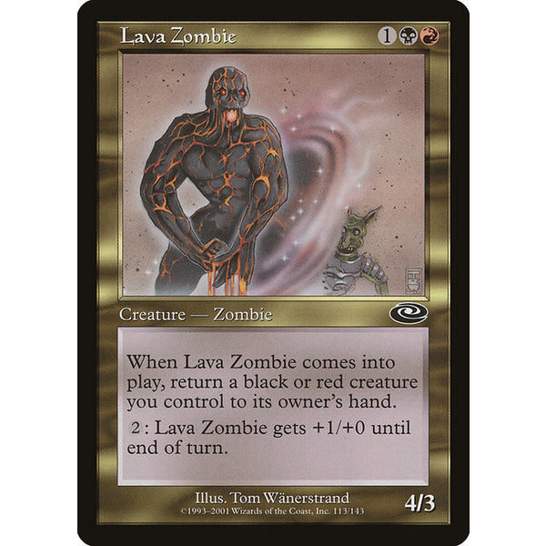 Magic: The Gathering Lava Zombie (113) Lightly Played