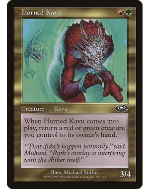 Magic: The Gathering Horned Kavu (110) Lightly Played