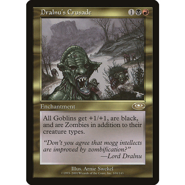 Magic: The Gathering Dralnu's Crusade (104) Heavily Played