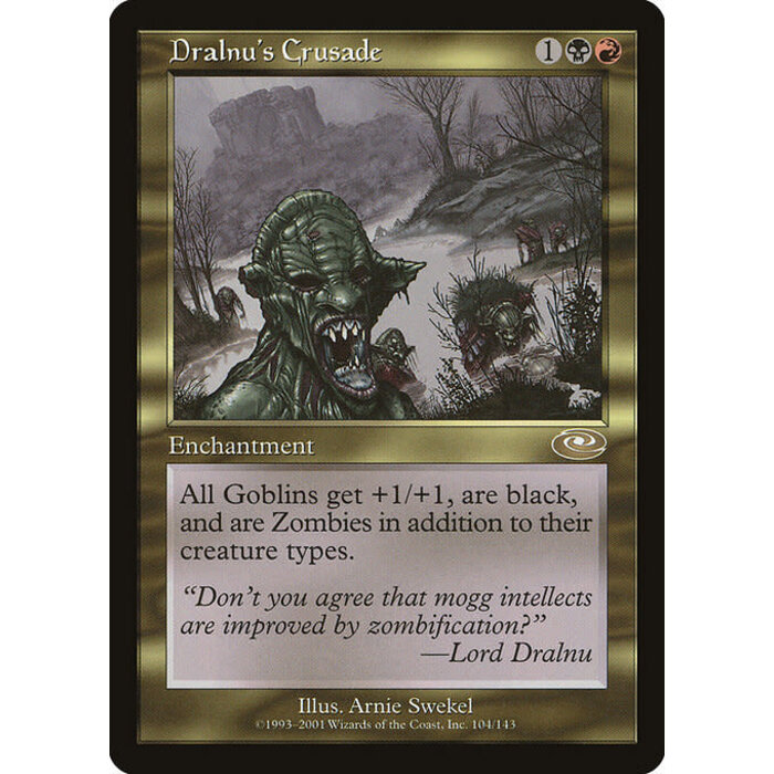 Magic: The Gathering Dralnu's Crusade (104) Lightly Played