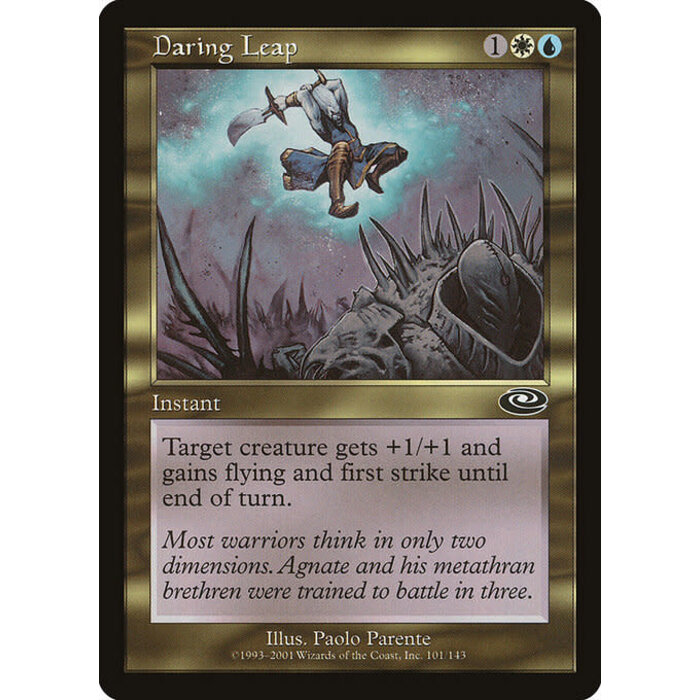 Magic: The Gathering Daring Leap (101) Lightly Played
