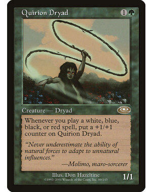 Magic: The Gathering Quirion Dryad (089) Lightly Played