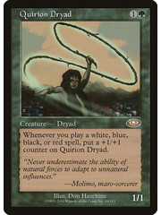 Magic: The Gathering Quirion Dryad (089) Moderately Played Foil