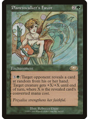 Magic: The Gathering Planeswalker's Favor (086) Lightly Played