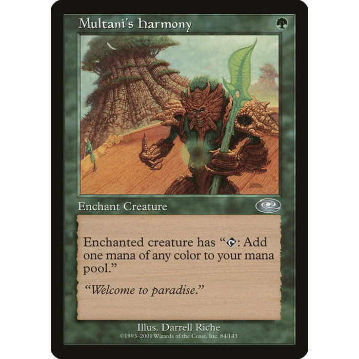 Magic: The Gathering Multani's Harmony (084) Lightly Played