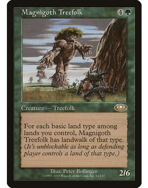 Magic: The Gathering Magnigoth Treefolk (082) Lightly Played