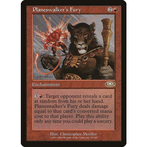 Magic: The Gathering Planeswalker's Fury (070) Lightly Played