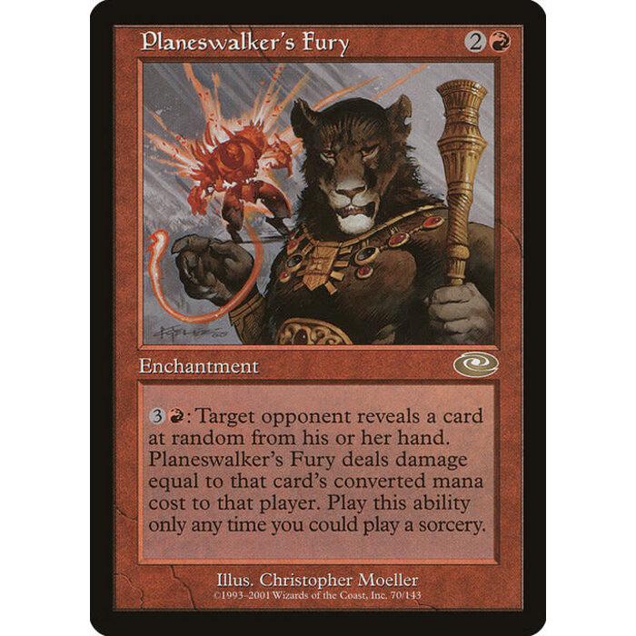 Magic: The Gathering Planeswalker's Fury (070) Lightly Played