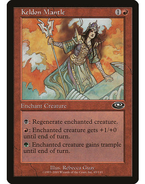 Magic: The Gathering Keldon Mantle (065) Moderately Played Foil