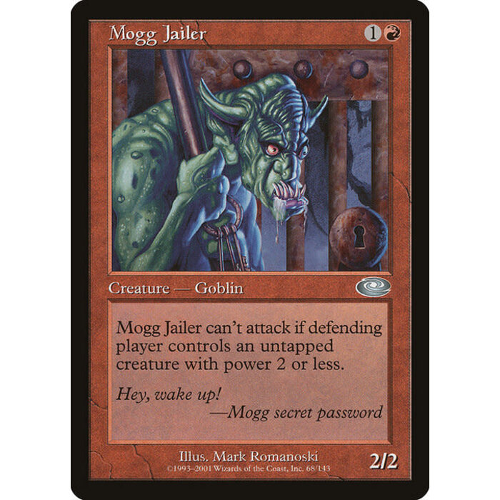 Magic: The Gathering Mogg Jailer (068) Lightly Played